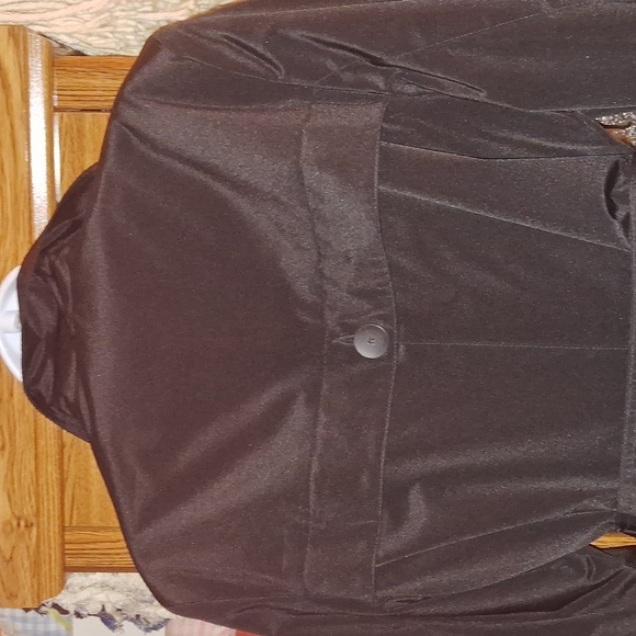 NWT,Vintage 80's,Black,Midi,Coat with Removable Fleece Lining,Deep Front Pockets - Picture 8 of 16